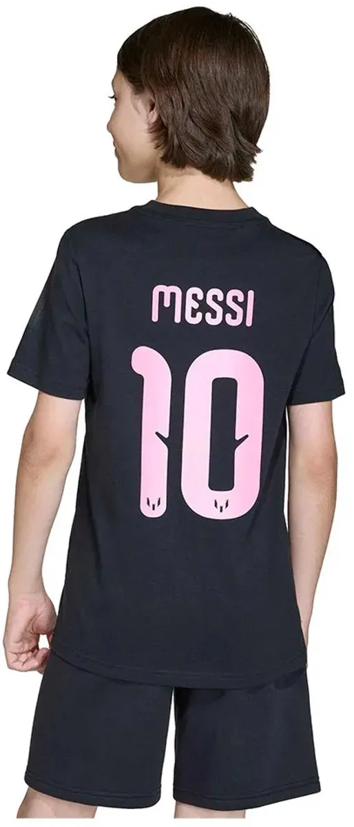 Adidas Messi T-shirt Korte Mouwen - 122/128cm Zwart