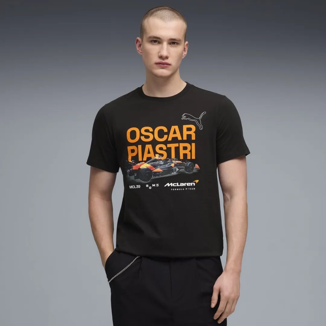 PUMA McLaren Oscar Piastri Fan Shirt 2026 - Zwart XL