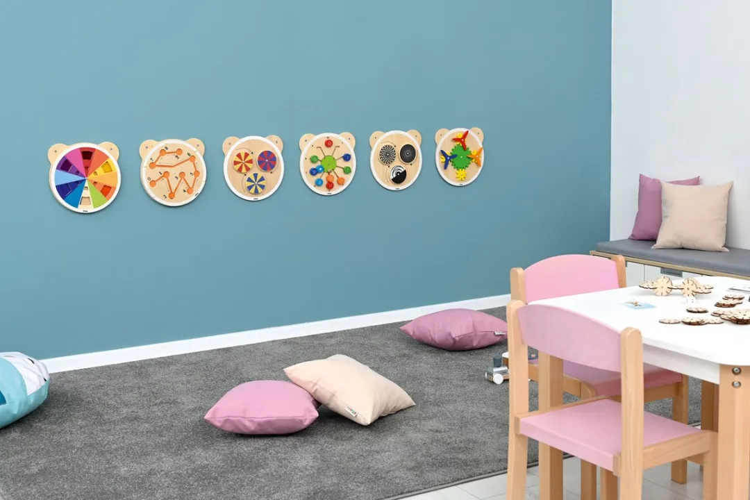 Viga Houten Bord Kleuren Montessori FSC - Meerkleurig