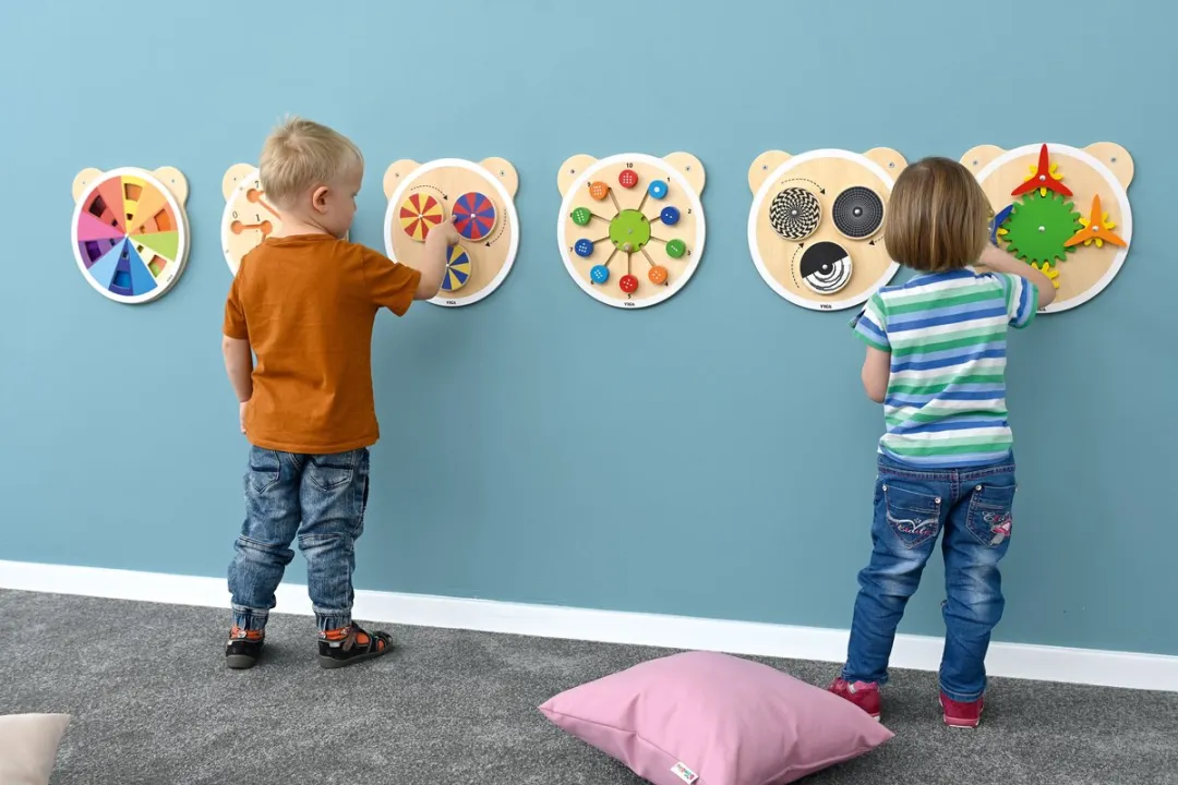 Viga Houten Bord Kleuren Montessori FSC - Meerkleurig