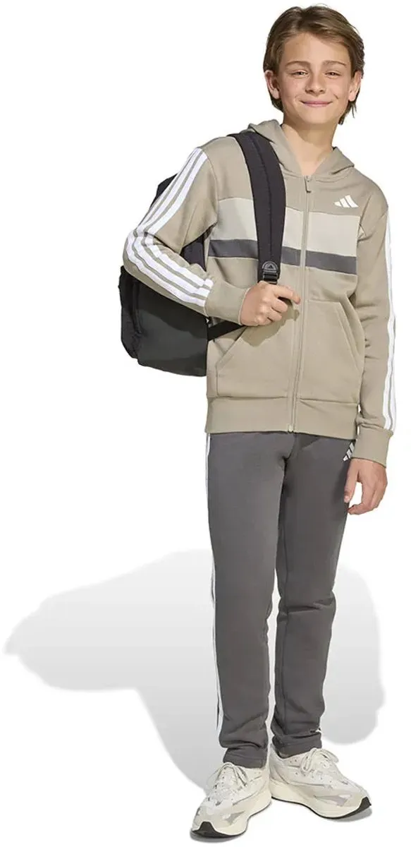 adidas Tiberio 3 Stripes Trainingspak 158/164 - Beige