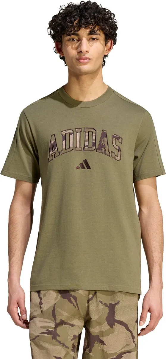 Adidas Sportswear Camo T-Shirt KF4182 - XL - Groen
