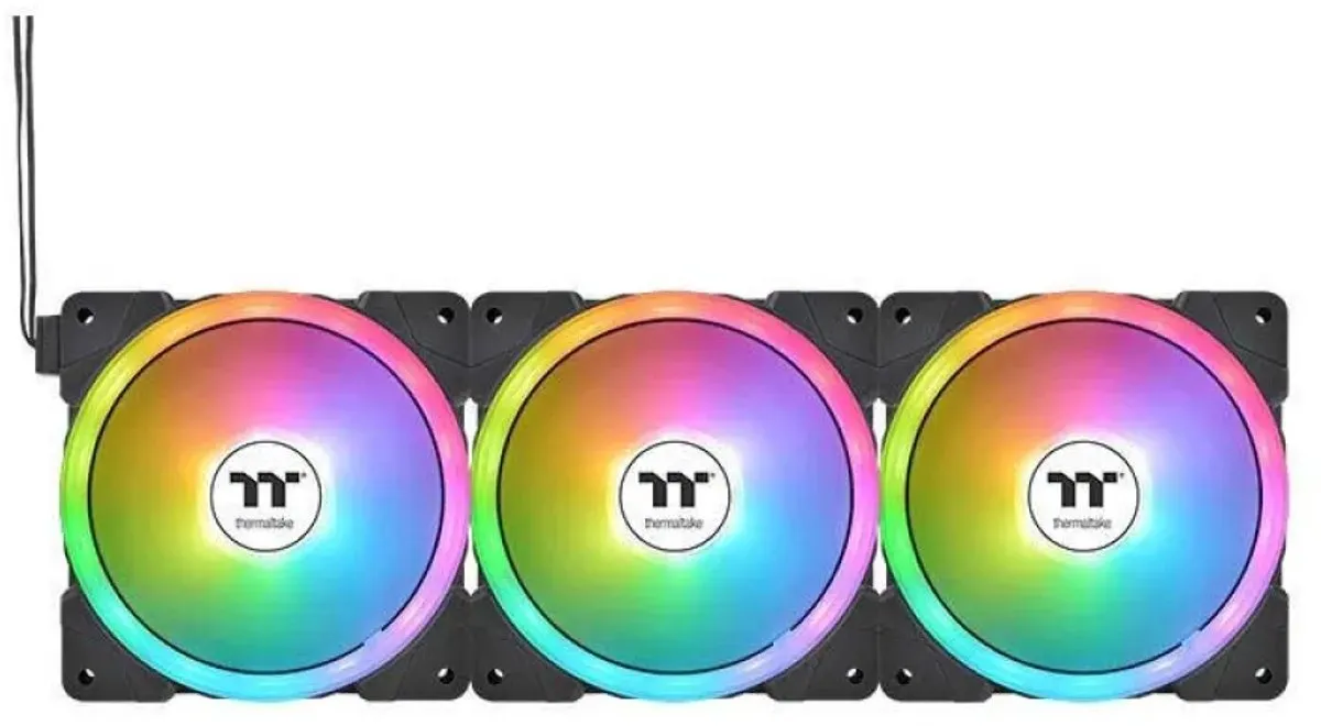 Thermaltake Swafan EX12 ARGB TT Premium Edition Ventilator - 120mm - 3 Stuks - Transparant
