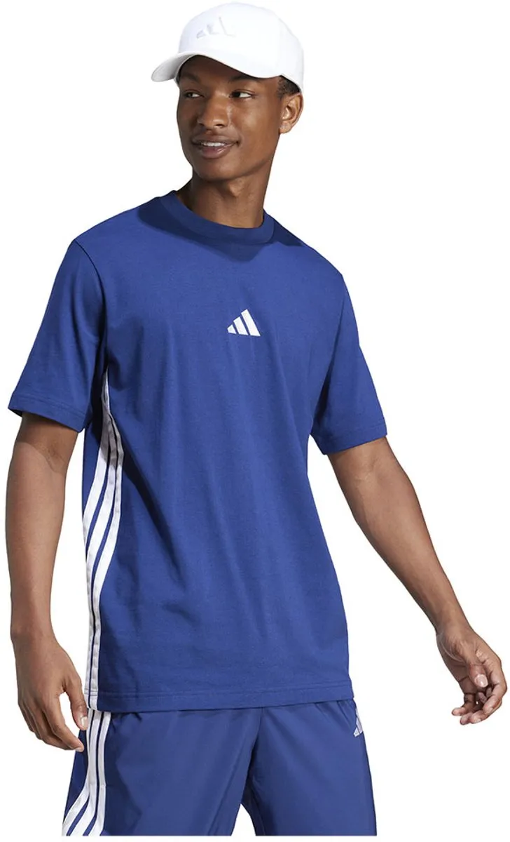 Adidas Sport T-Shirt M 3S - S - Blauw