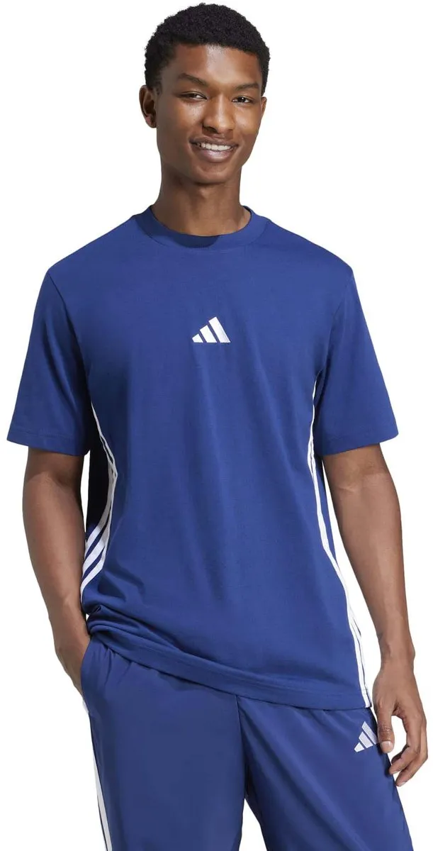 Adidas Sport T-Shirt M 3S - S - Blauw