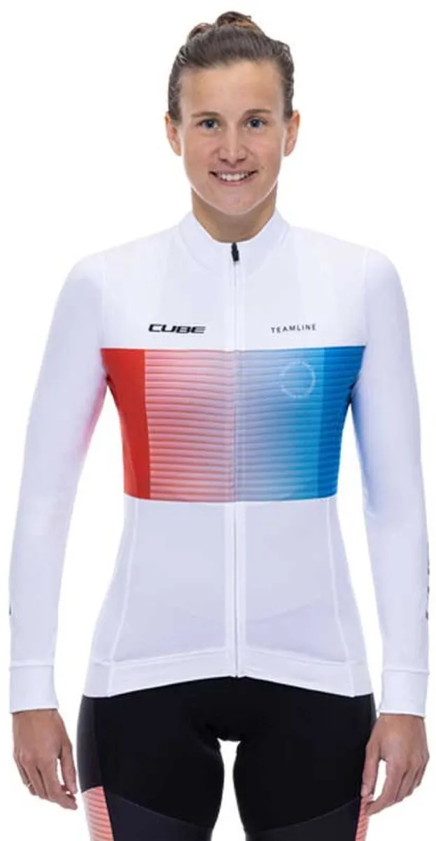 Cube Teamline Trui Lange Mouwen Wit XL