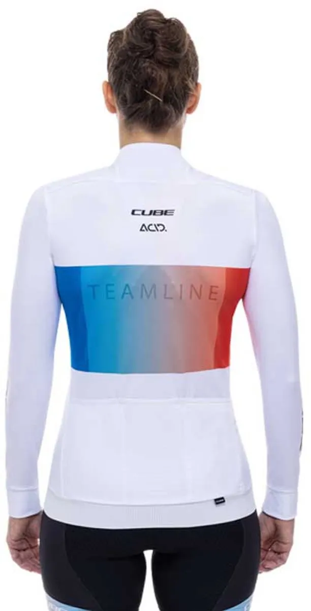 Cube Teamline Trui Lange Mouwen Wit XL