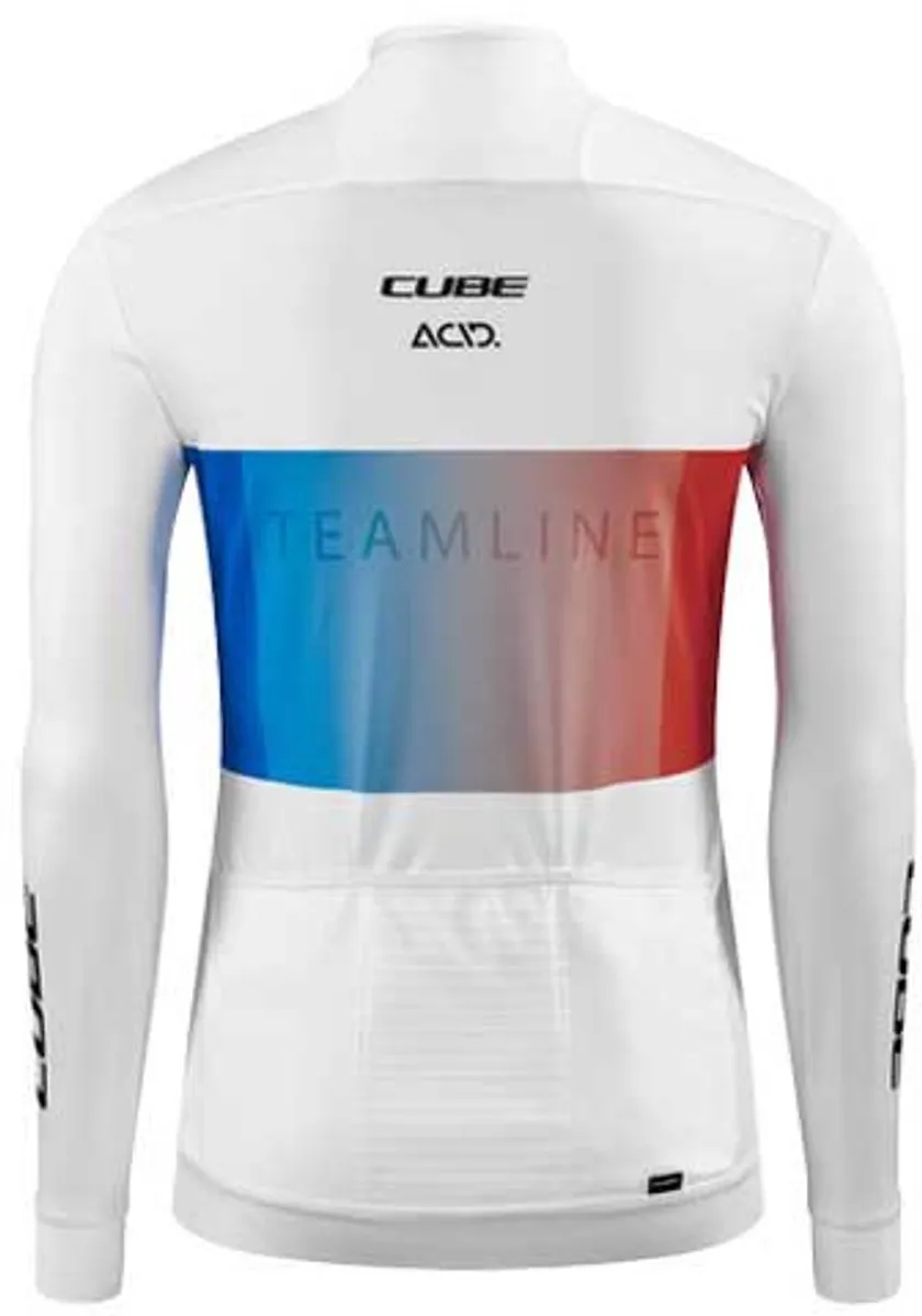 Cube Teamline Trui Lange Mouwen Wit XL