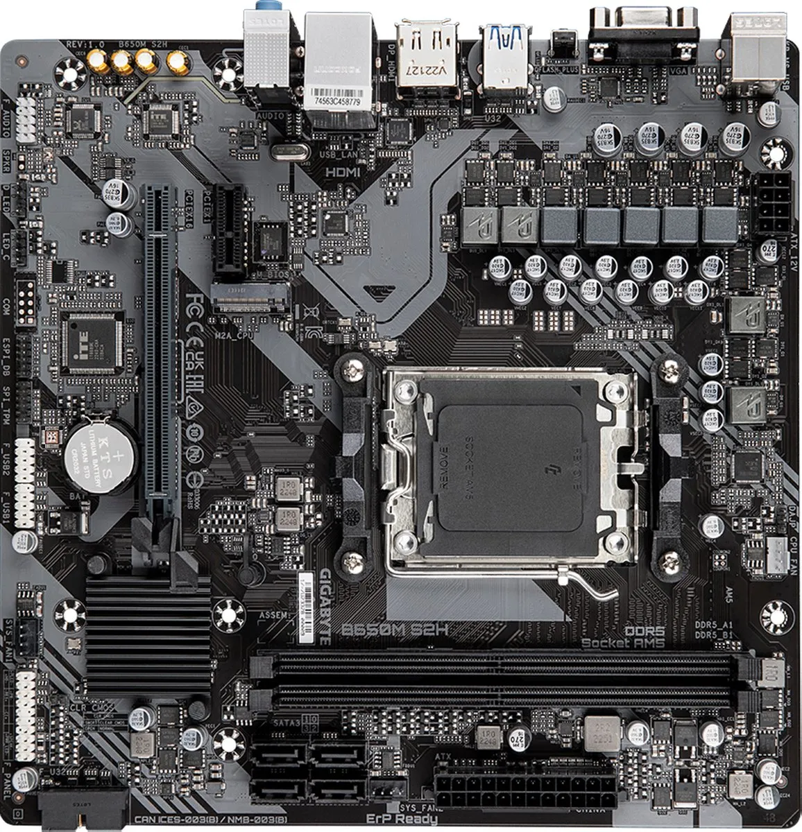 Gigabyte B650M S2H AM5 Micro-ATX Moederbord