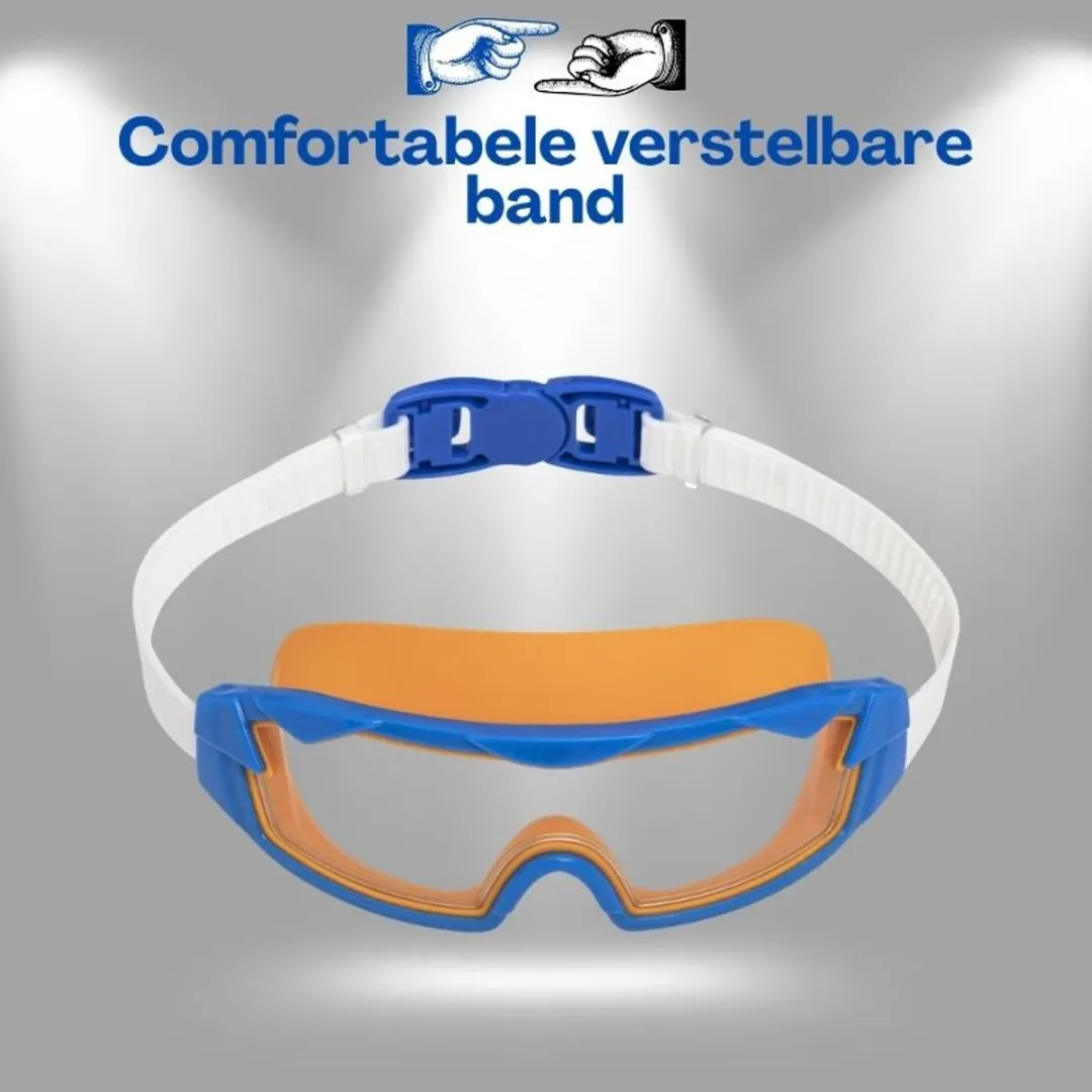Bestway Zwembril 21179 - Oranje - UV-bescherming - afbeelding 3 van 6