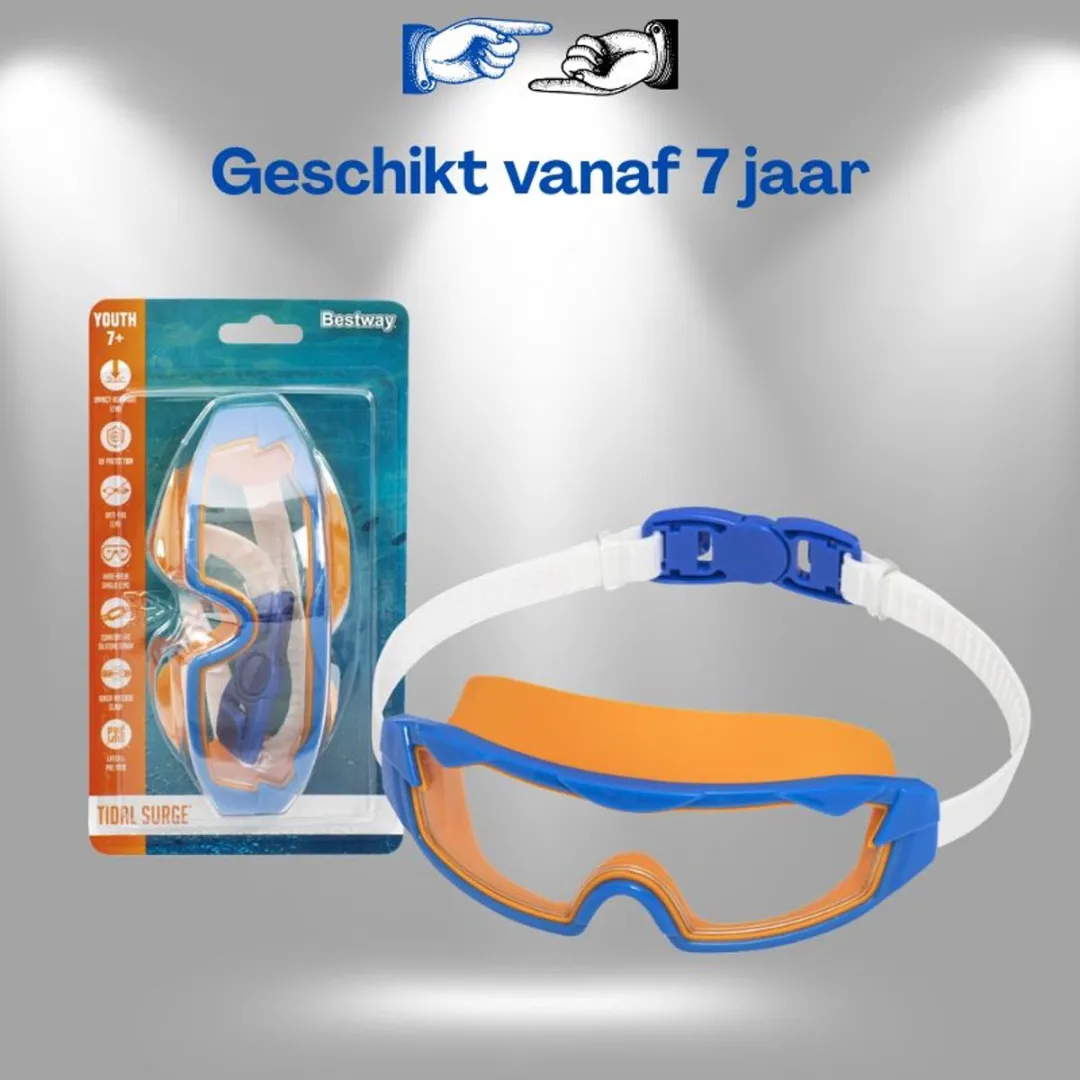 Bestway Zwembril 21179 - Oranje - UV-bescherming - afbeelding 2 van 6