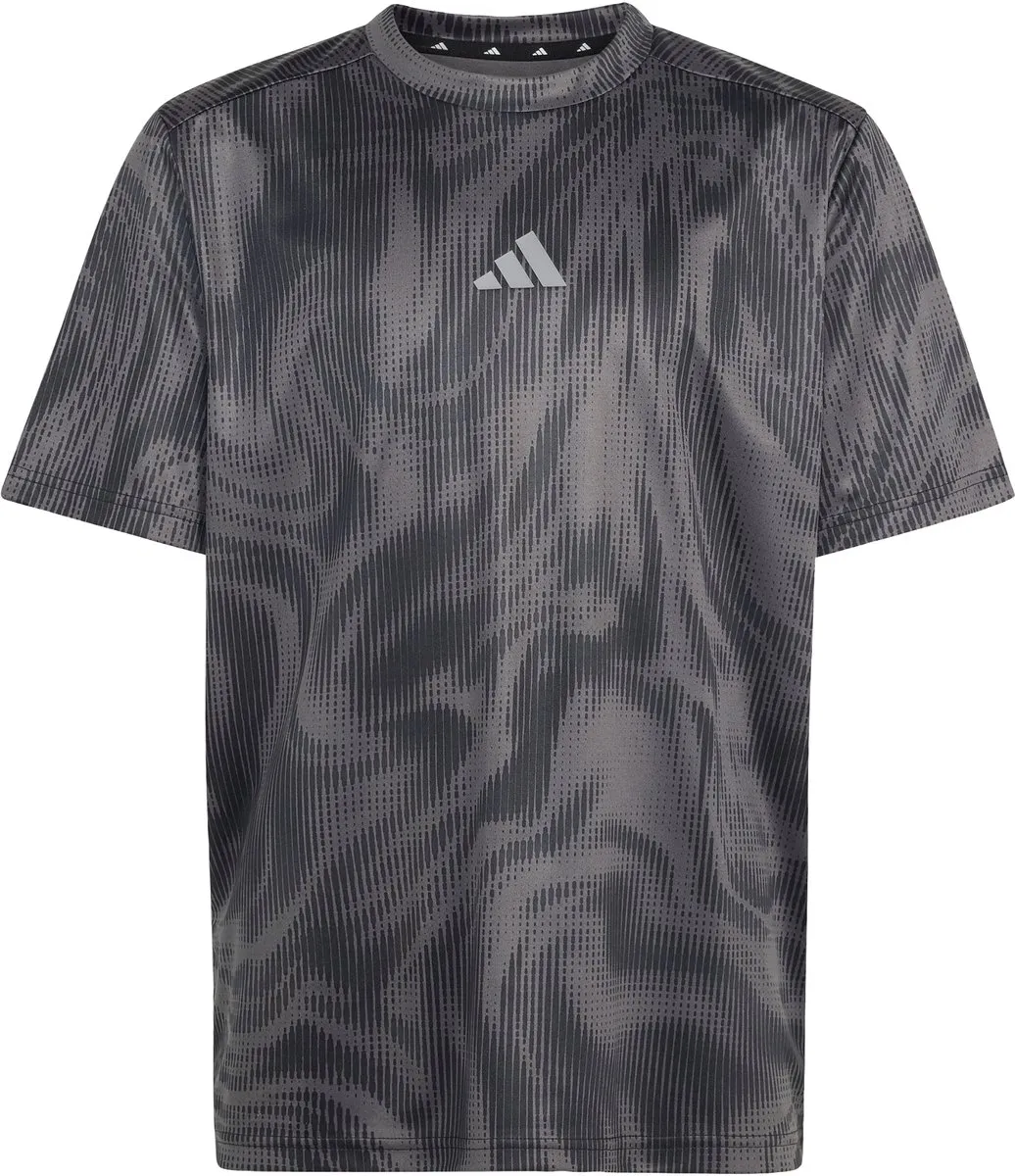 adidas Sports Icons All-Over Graphic T-Shirt KR3656 - 128 Grijs