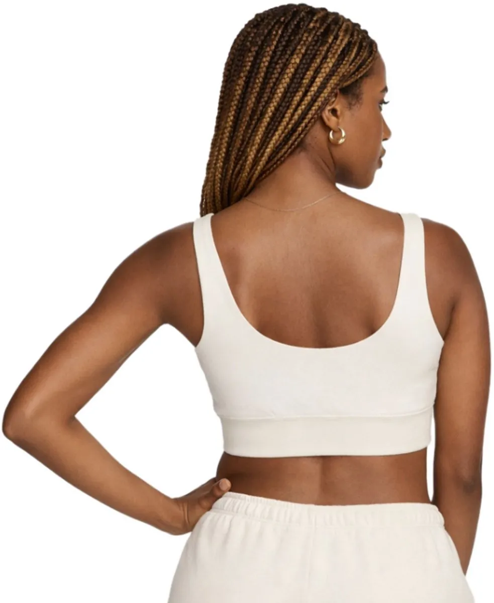 Nike Sportswear Chill Dames Crop Top - Beige L