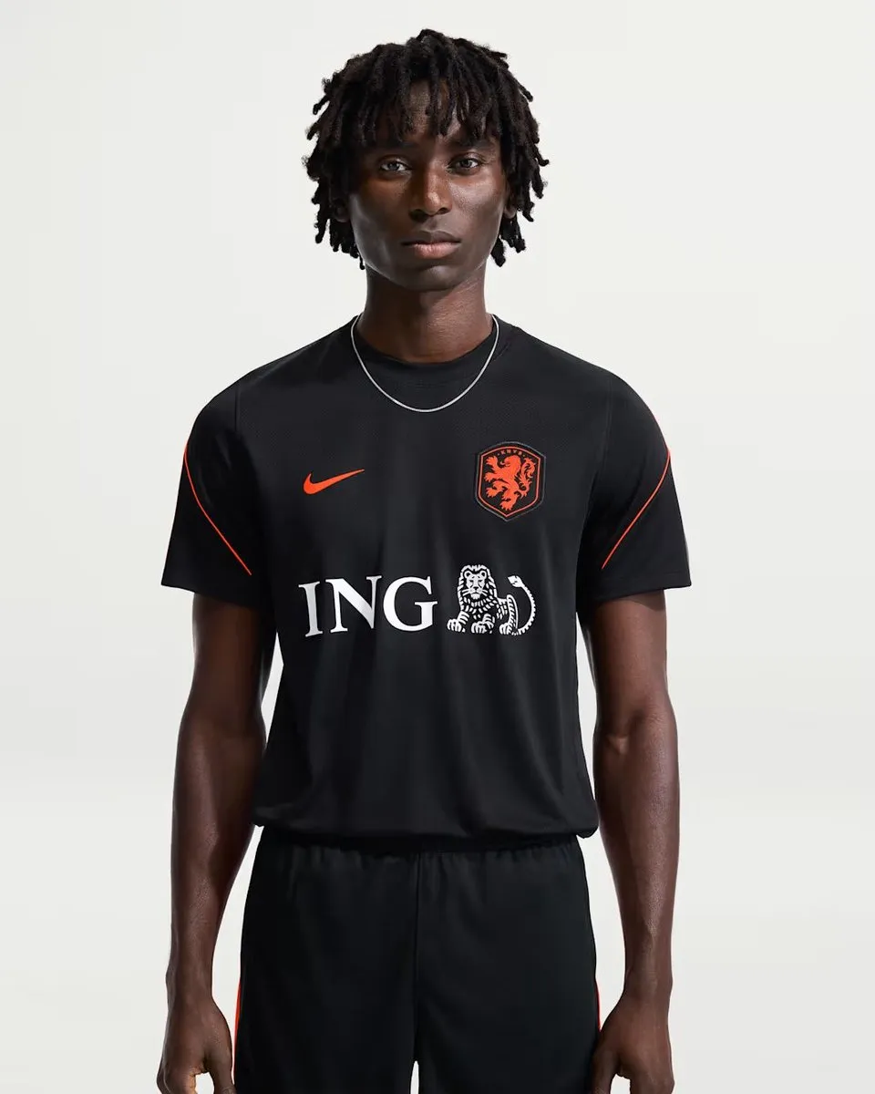 Nike DF Strk SS Top K IB4977-010 Trainingshirt - Zwart