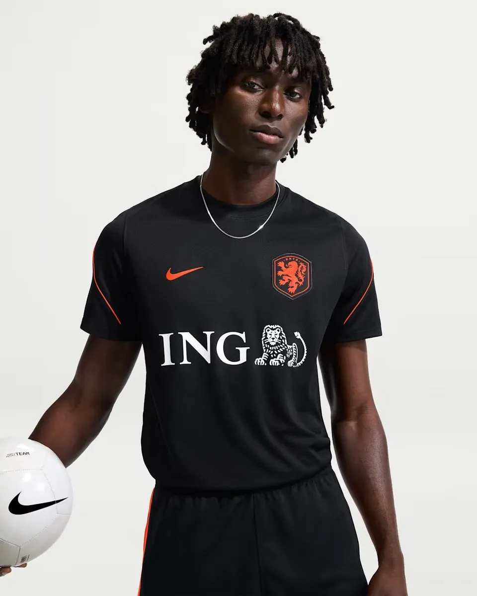 Nike DF Strk SS Top K IB4977-010 Trainingshirt - Zwart