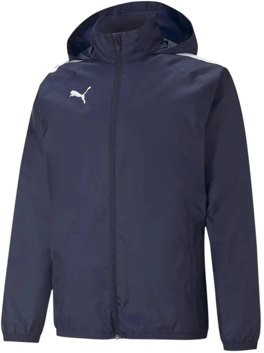 PUMA Team Liga All Weather Jas - Marineblauw/Zwart - XL