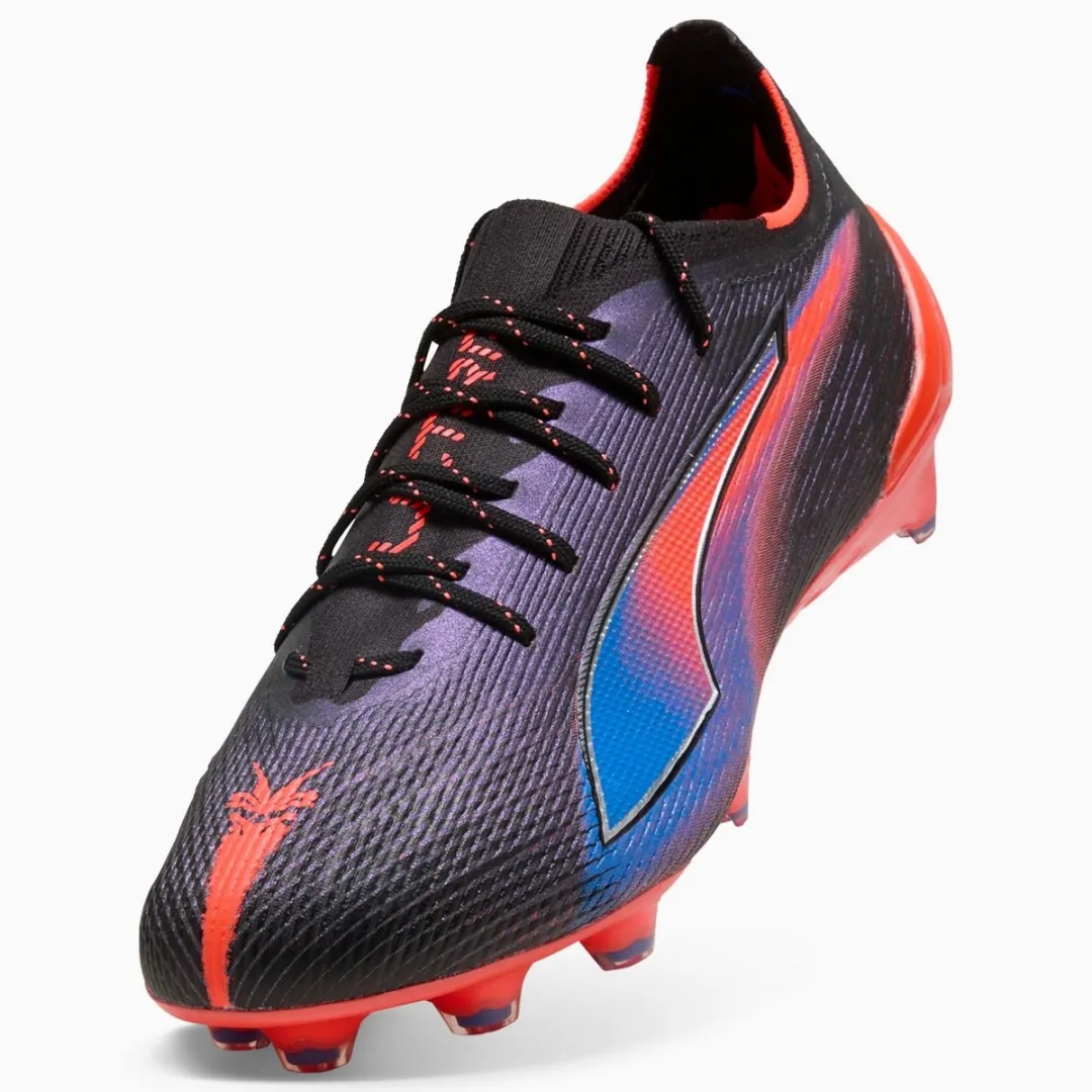 PUMA ULTRA 6 Ultimate Relentless FG Voetbalschoenen 43 - Blauw/Zwart/Rood