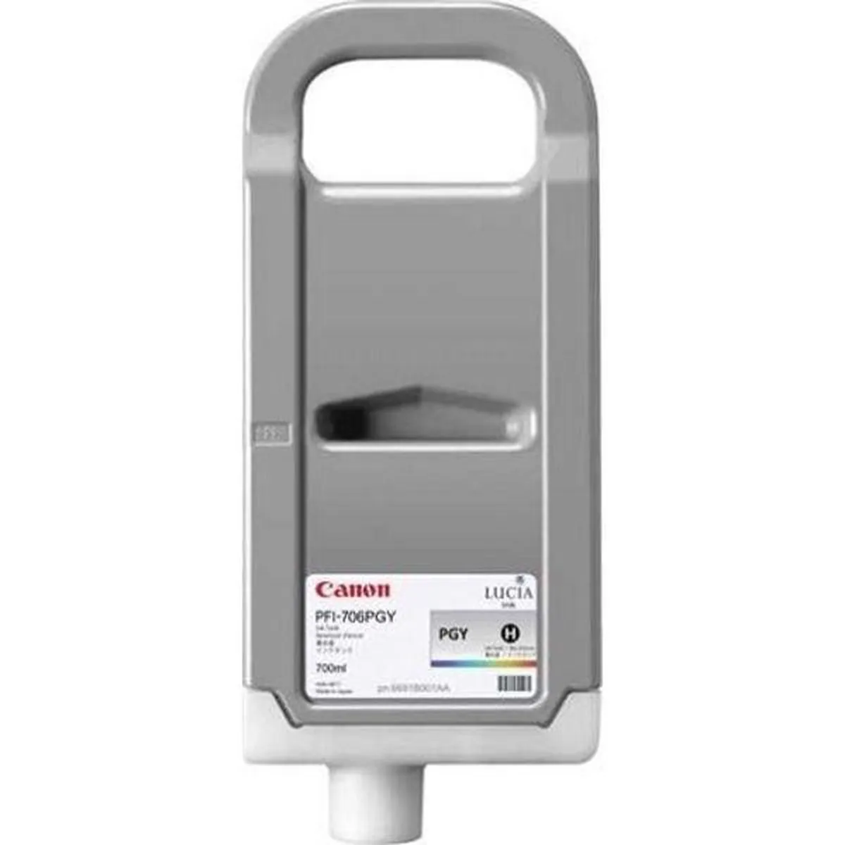 Canon PFI-706PGY Inktcartridge Grijs - 700ml