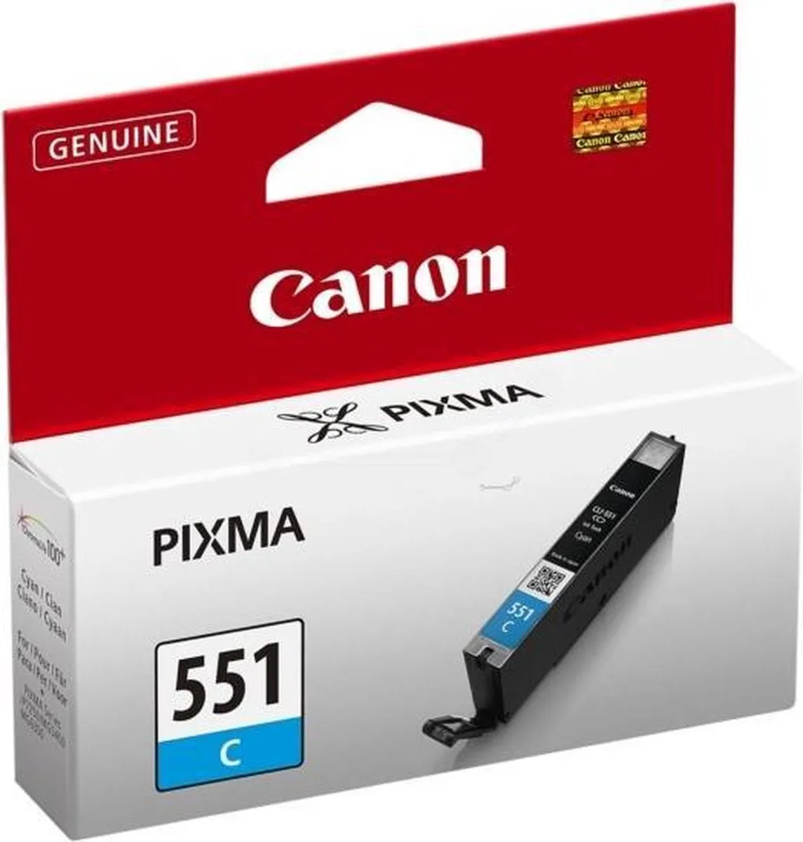 Canon CLI-551C Inktcartridge - Cyaan 7ml