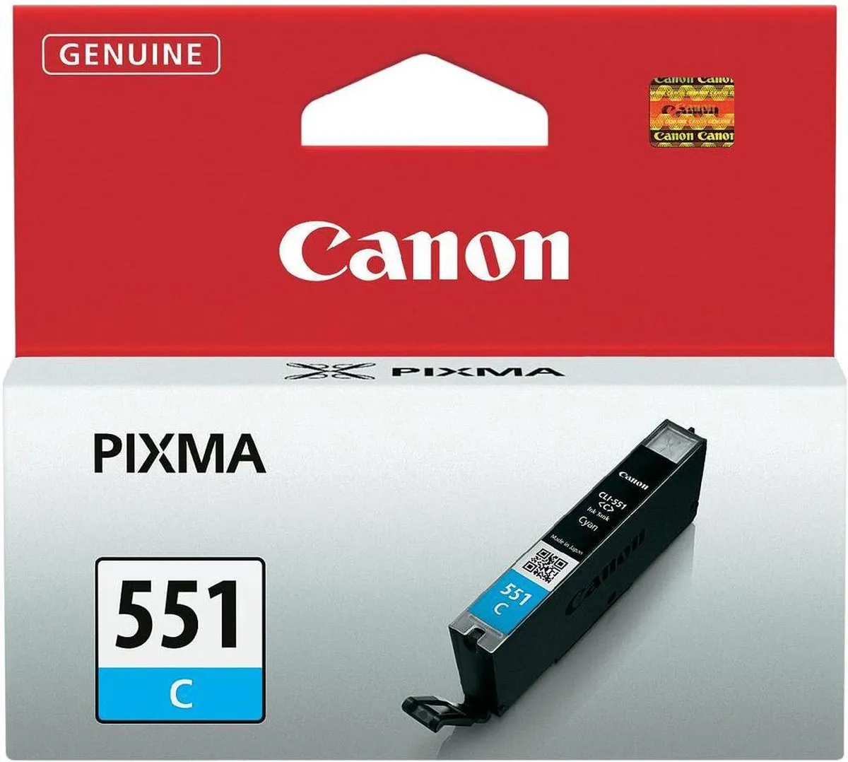 Canon CLI-551C Inktcartridge - Cyaan 7ml