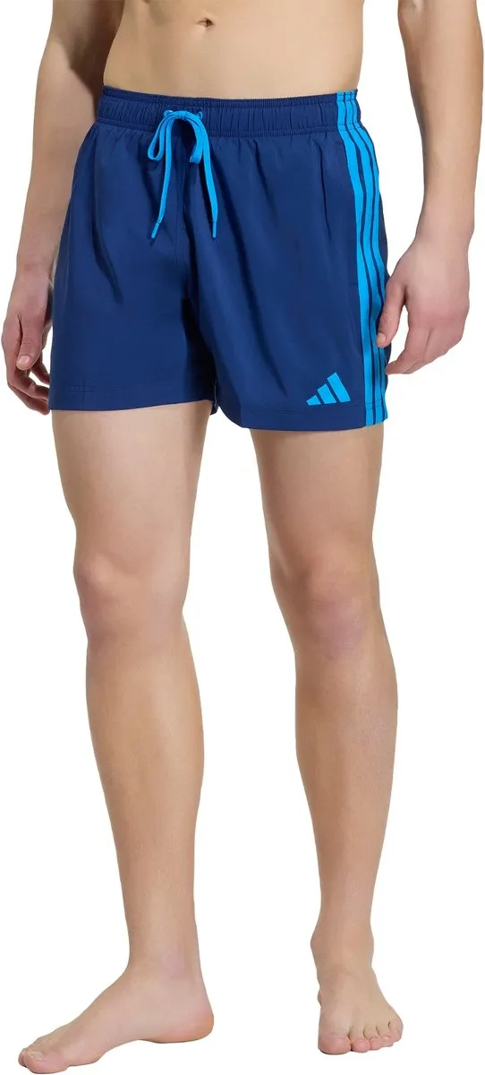 adidas 3-Stripes Zwemshort Heren - Blauw L