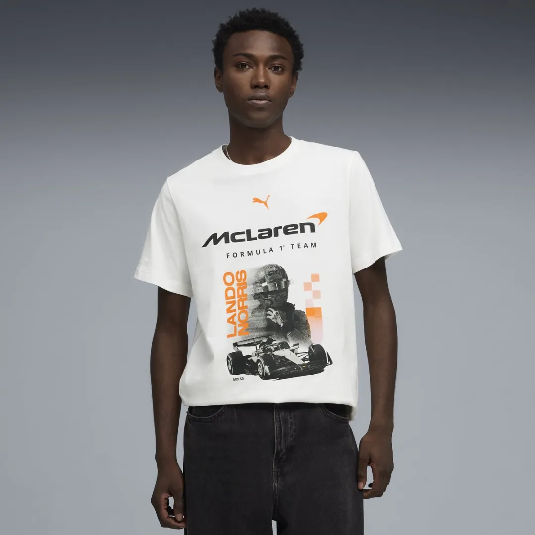 PUMA McLaren Lando Norris Fan Shirt 2026 - XS Wit