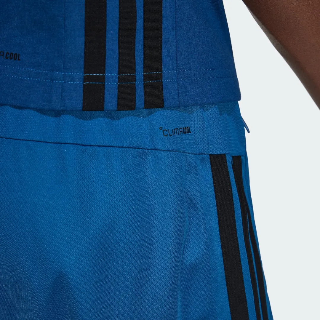 adidas Performance Workout Essentials Base 3-Stripes Short 9-Inch KC8155 - Blauw