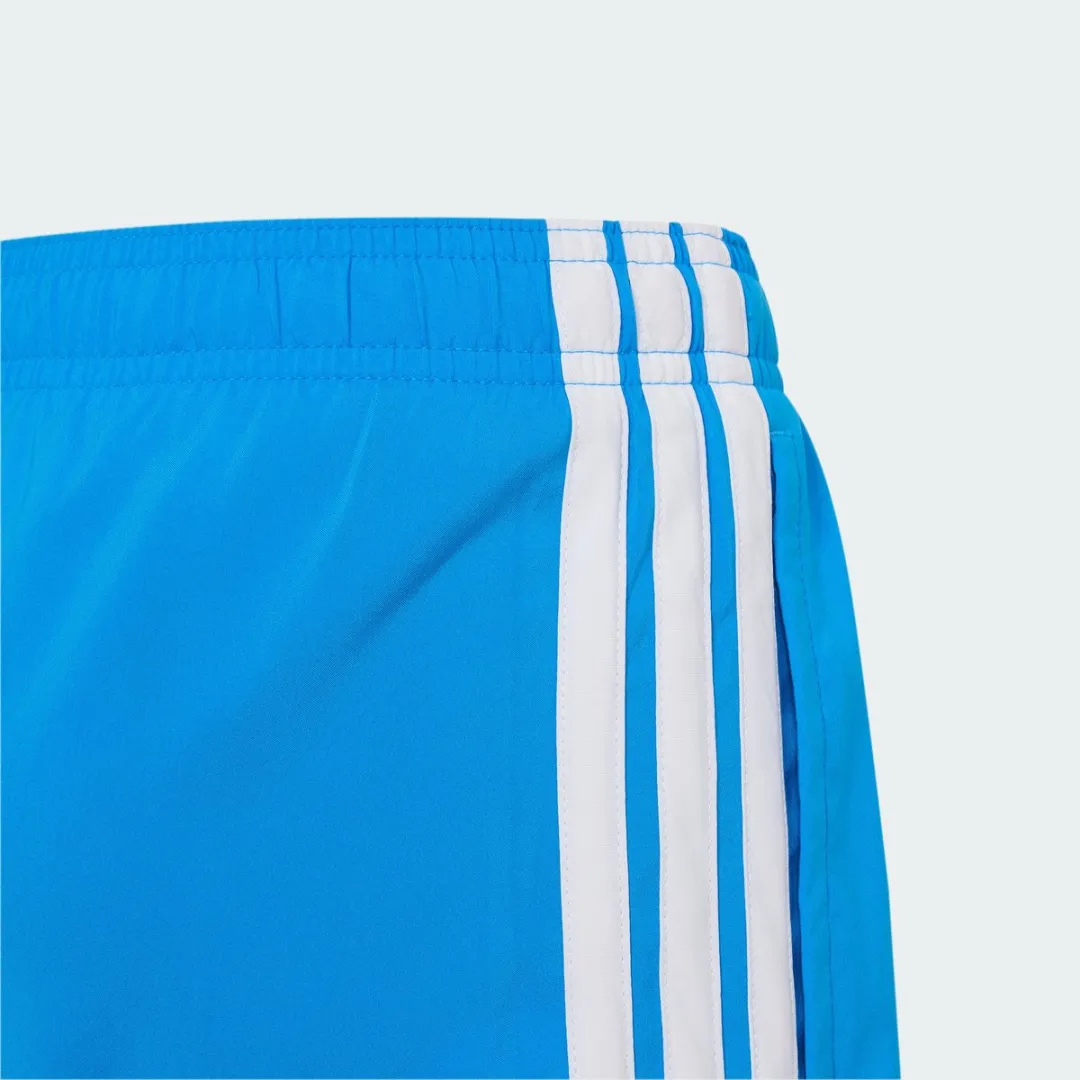 adidas 3-Stripes Zwemshort Kinderen 140 - Blauw