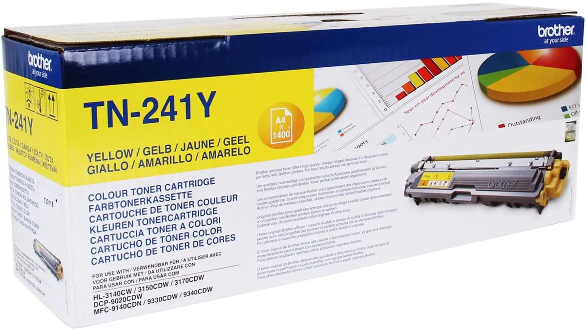 Brother TN-241Y Tonercartridge - Geel