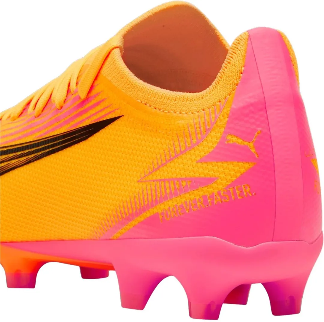 PUMA Ultra Match FG Voetbalschoenen - 44 - Oranje/Rozewart/Zwart