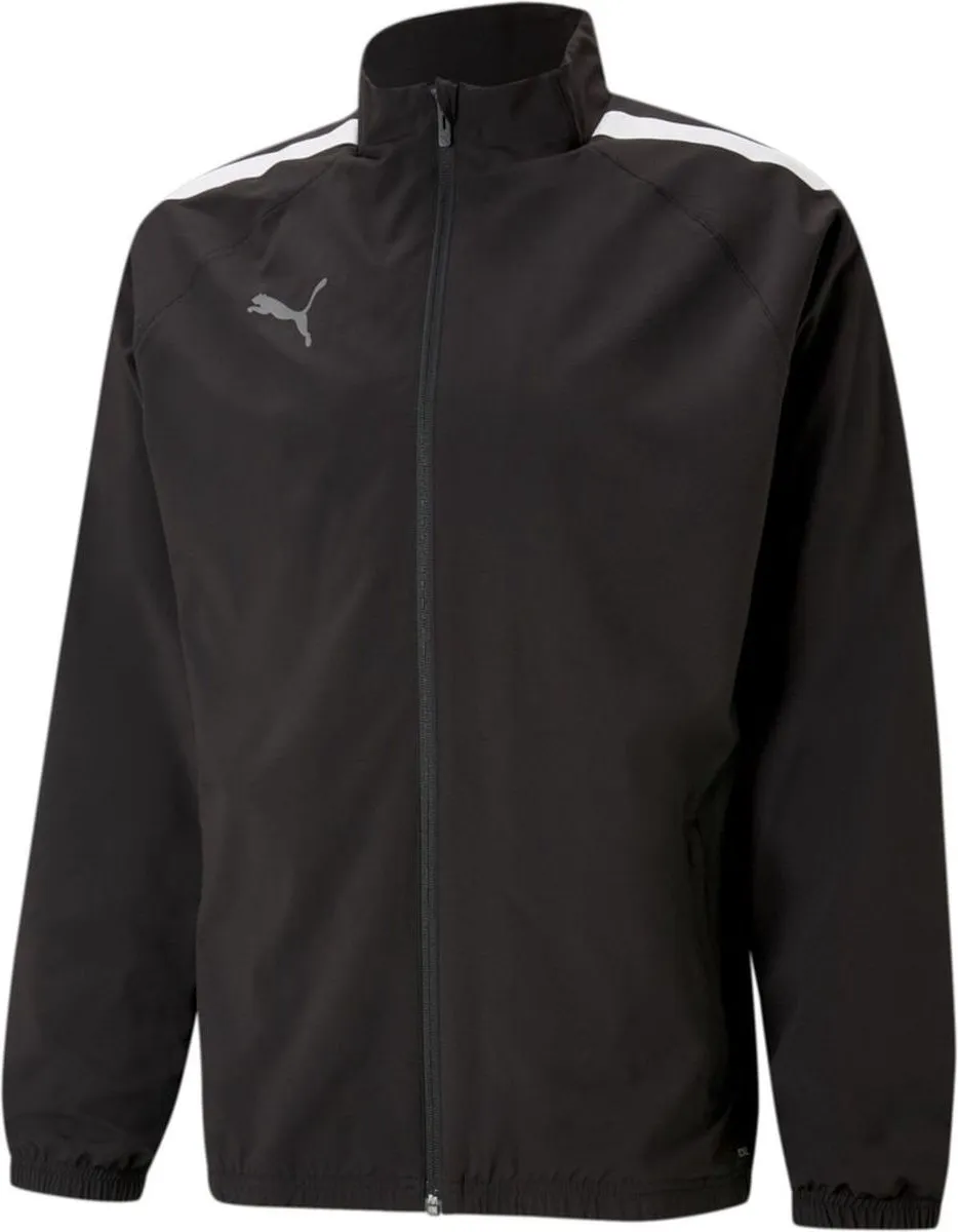 PUMA Teamliga Presentatiejack Heren - L - Zwart