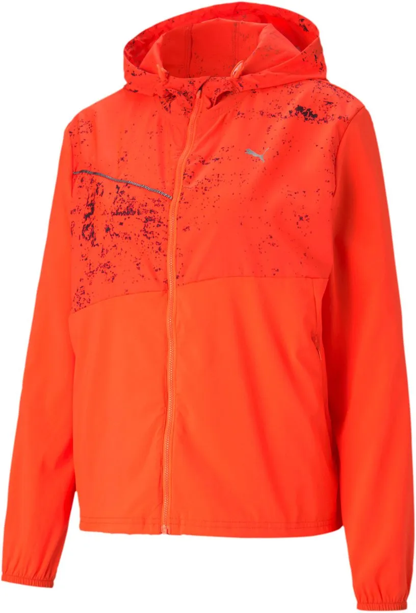 PUMA Run Graphic Hooded Jas