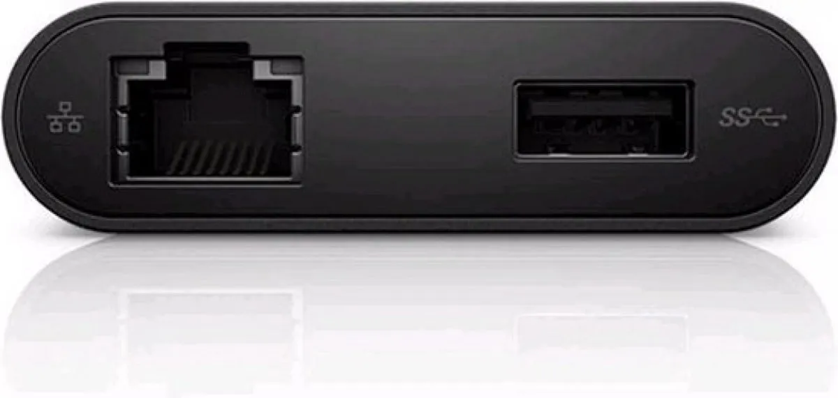 Dell YRPDK Tussenstuk USB-C naar HDMI/VGA/Ethernet/USB 3.0