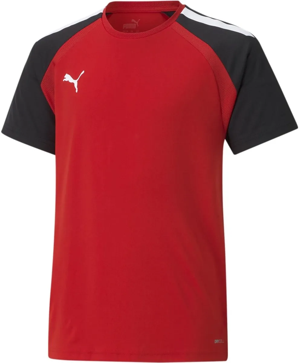 PUMA Teampacer Shirt Kinderen - Rood/Zwart 152