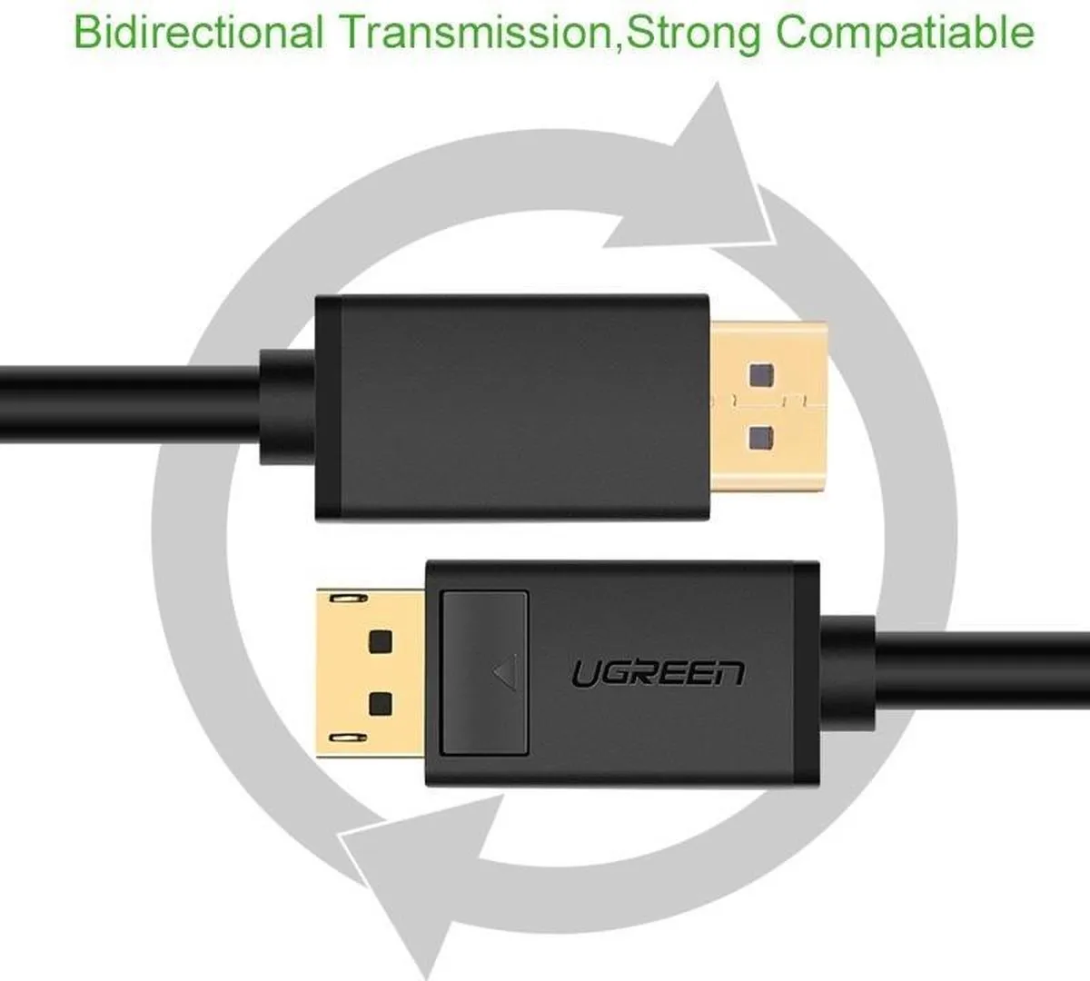 UGREEN UG202 DisplayPort Kabel 5m - Zwart