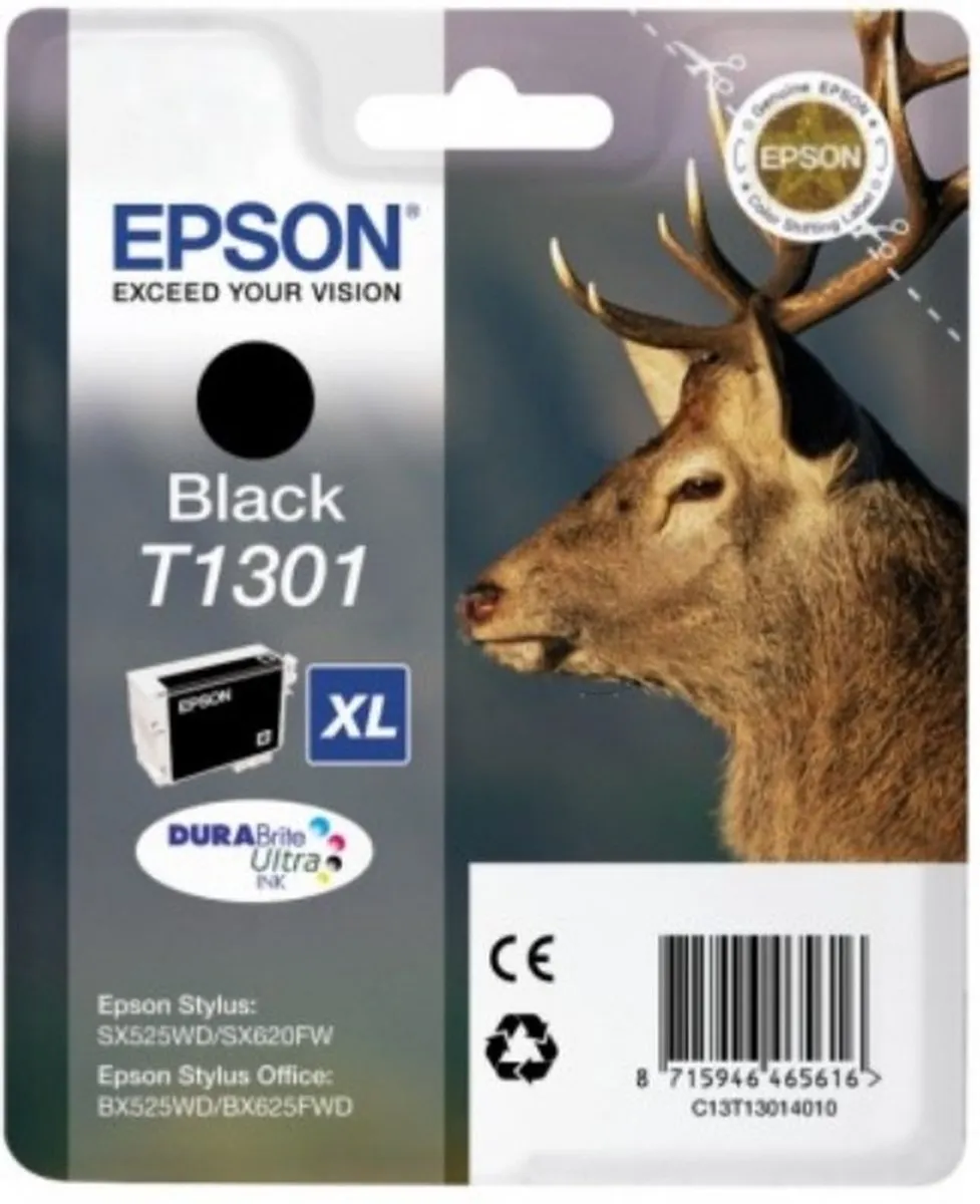 Epson T1301 Inktcartridge Zwart