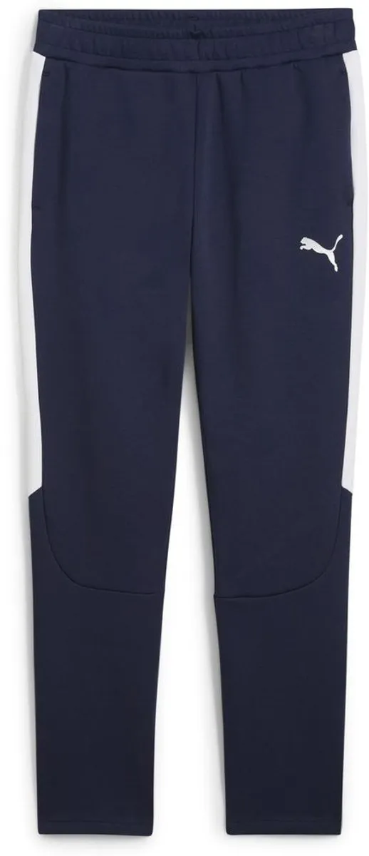 PUMA TeamEVOSTRIPE Pants 659948 - Trainingsbroek S - Navy/Silver/Wit