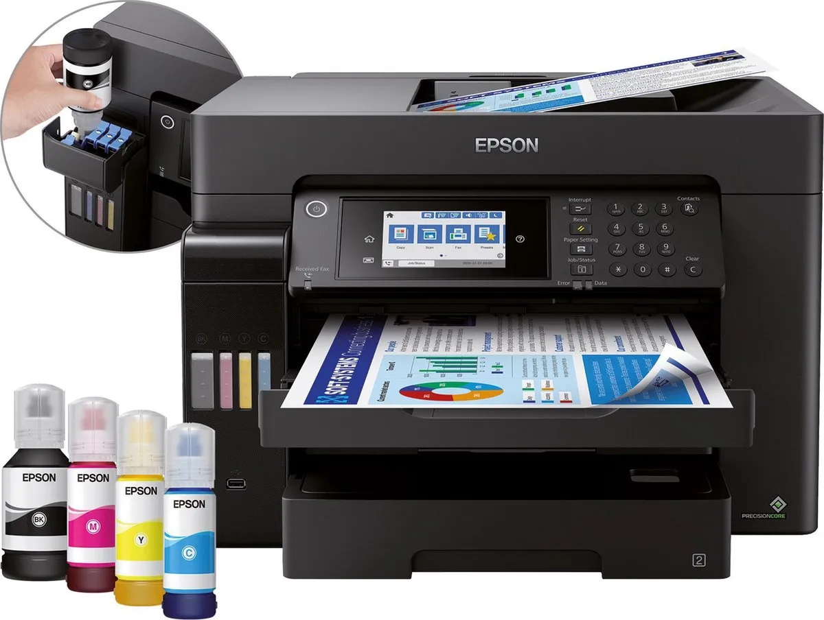 Epson Ecotank ET-16650 All-In-One Printer - Zwart