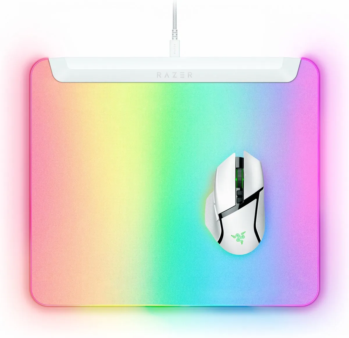 Razer Firefly V2 Pro Muismat Wit - 15 RGB Zones