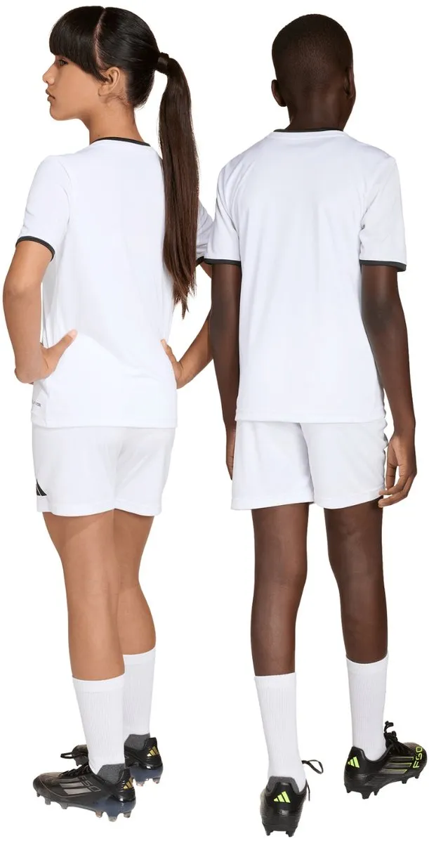 Adidas Entrada 26 Korte Broek - 116cm Wit