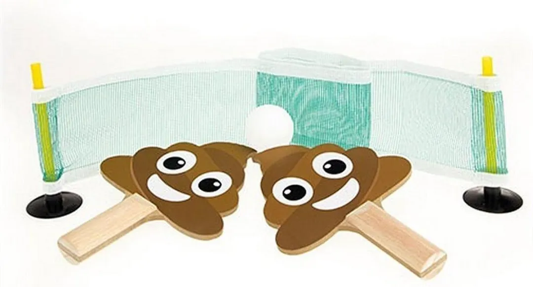 Toi-Toys Pingpongset Drollen 4-delig