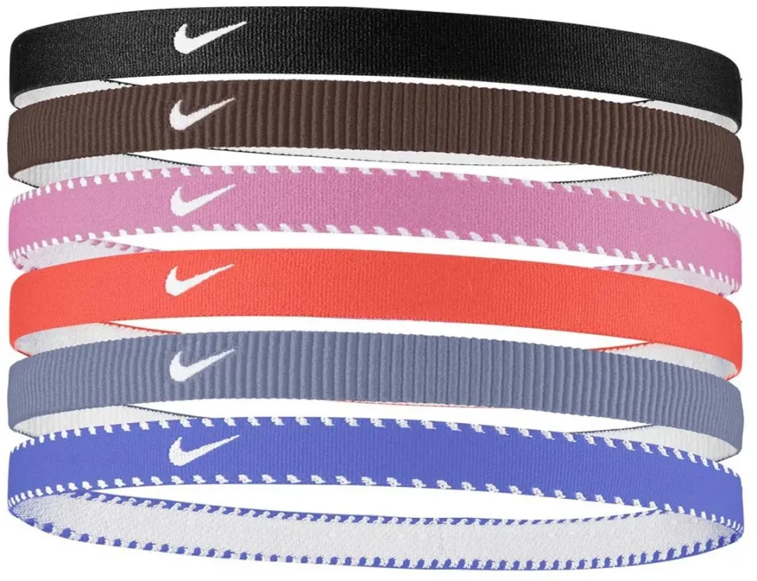 Nike Flex Classic Hoofdbanden - 6 Stuks - Zwart