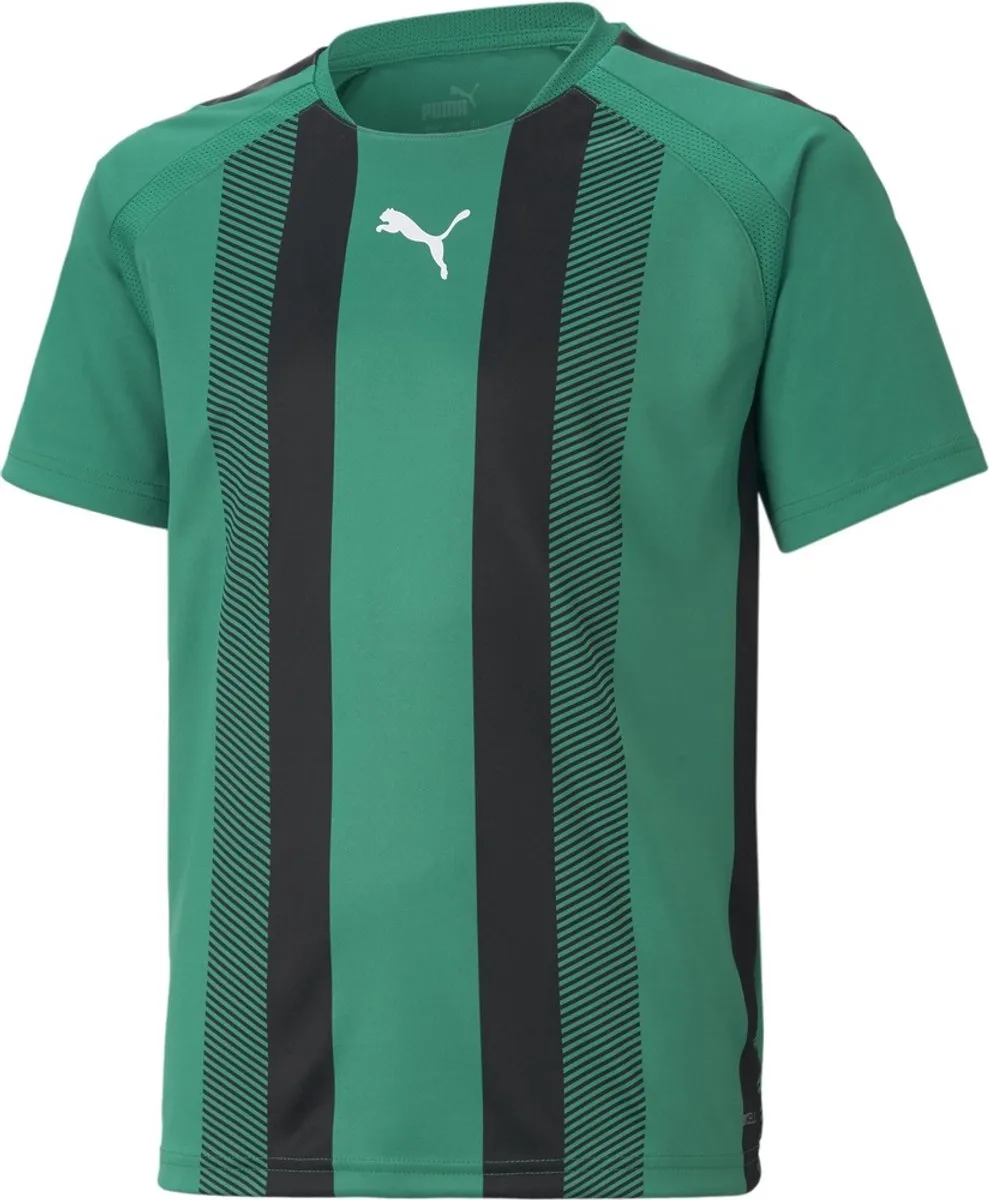 PUMA Teamliga Shirt Kinderen 116 - Groen/Zwart
