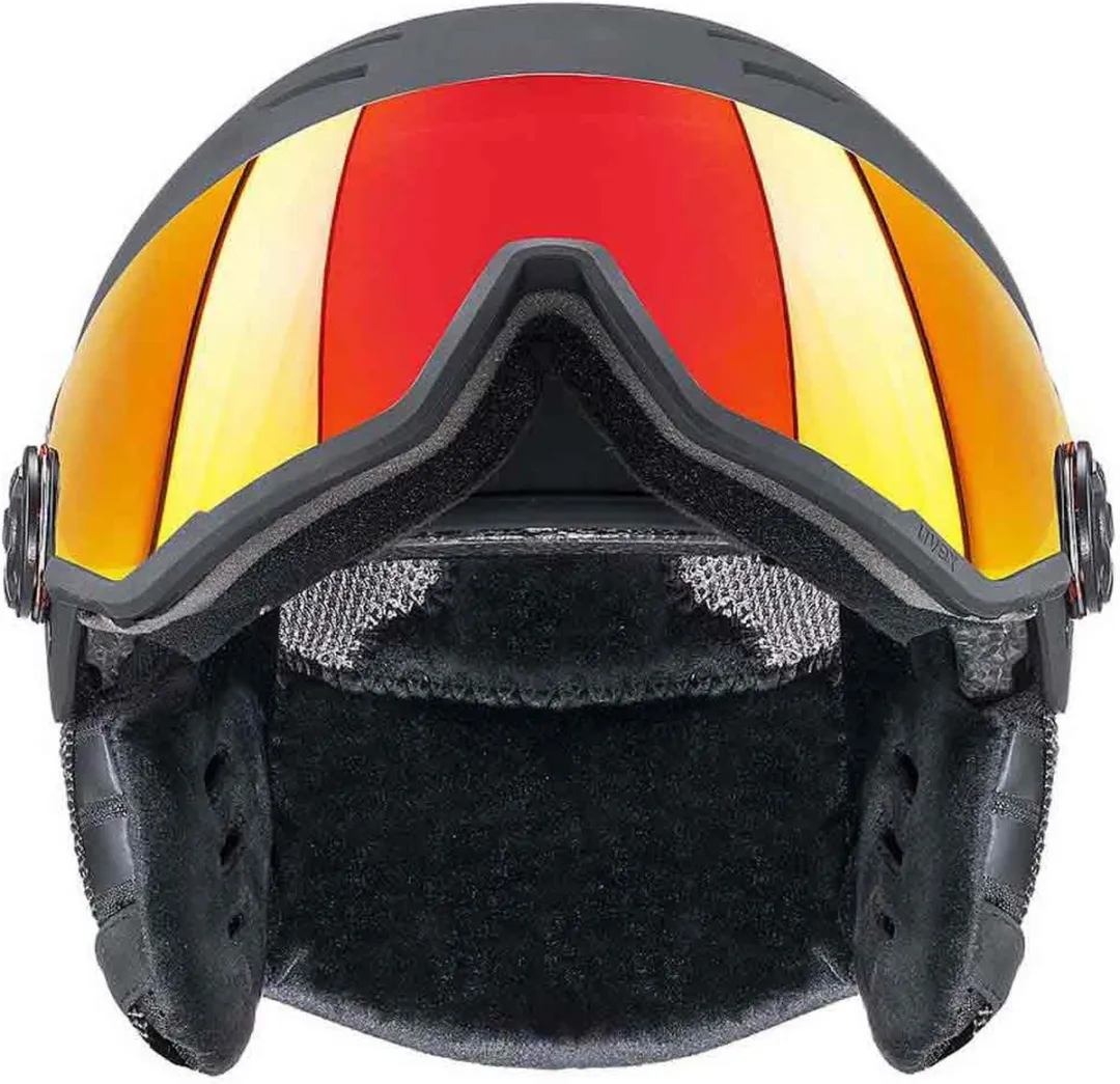 Uvex Wanted Visor Skihelm - 54-58cm - Zwart