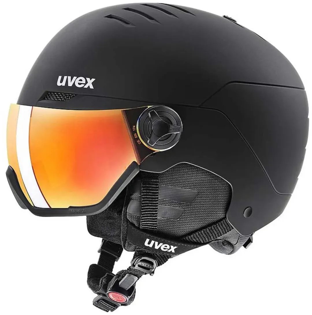 Uvex Wanted Visor Skihelm - 54-58cm - Zwart