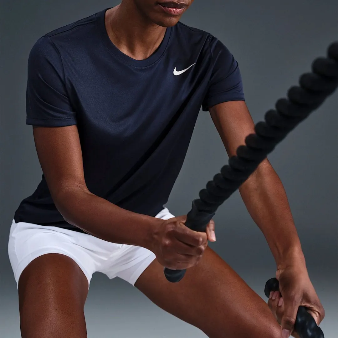 Nike Dri-FIT Shirt Dames M - Donkerblauw