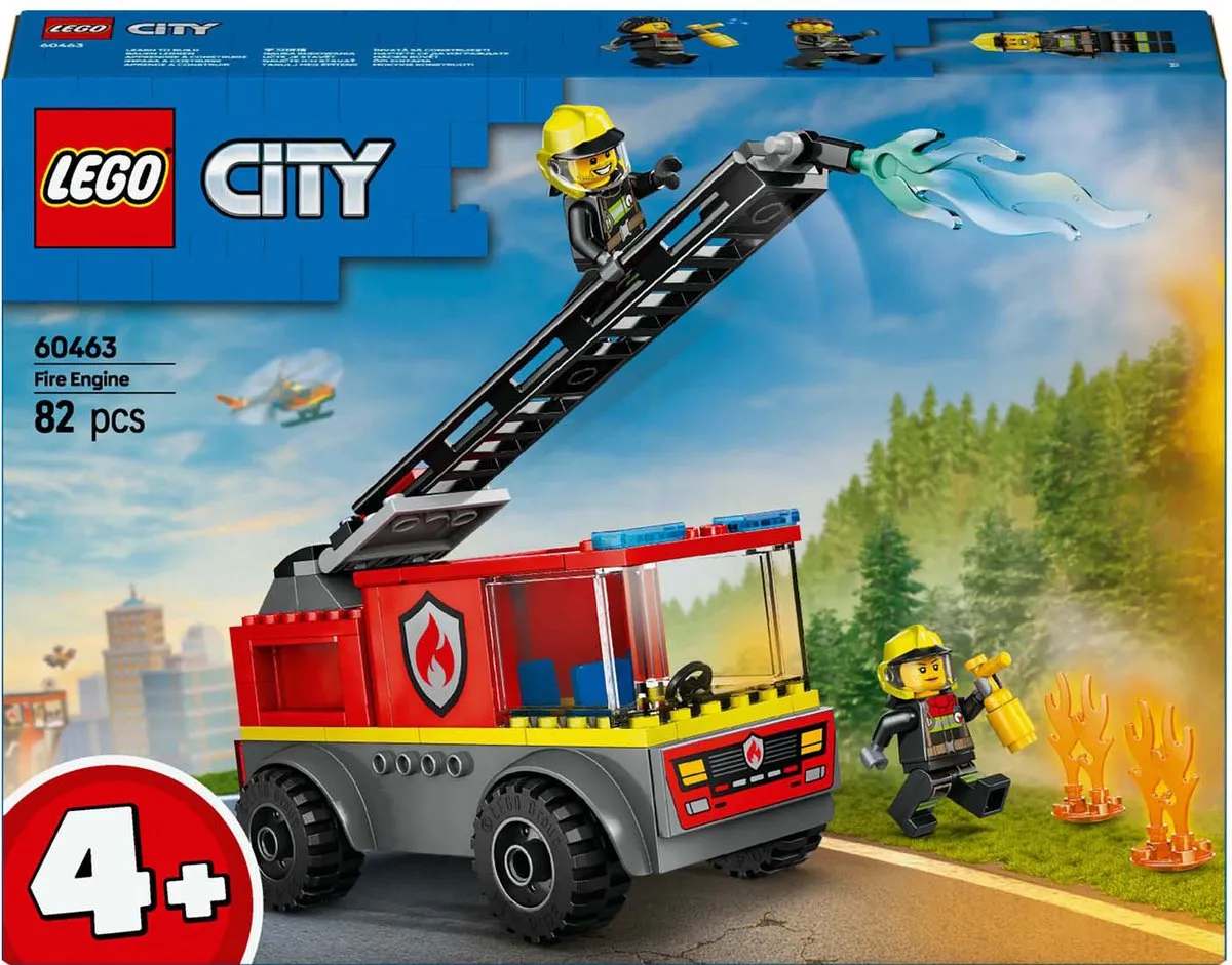LEGO City Brandweerauto 60463 - 2 Minifiguren - 82 Stukken