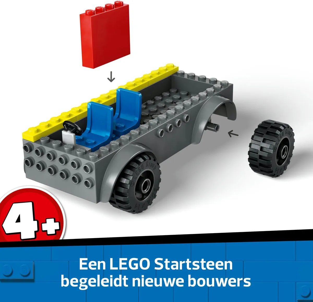 LEGO City Brandweerauto 60463 - 2 Minifiguren - 82 Stukken