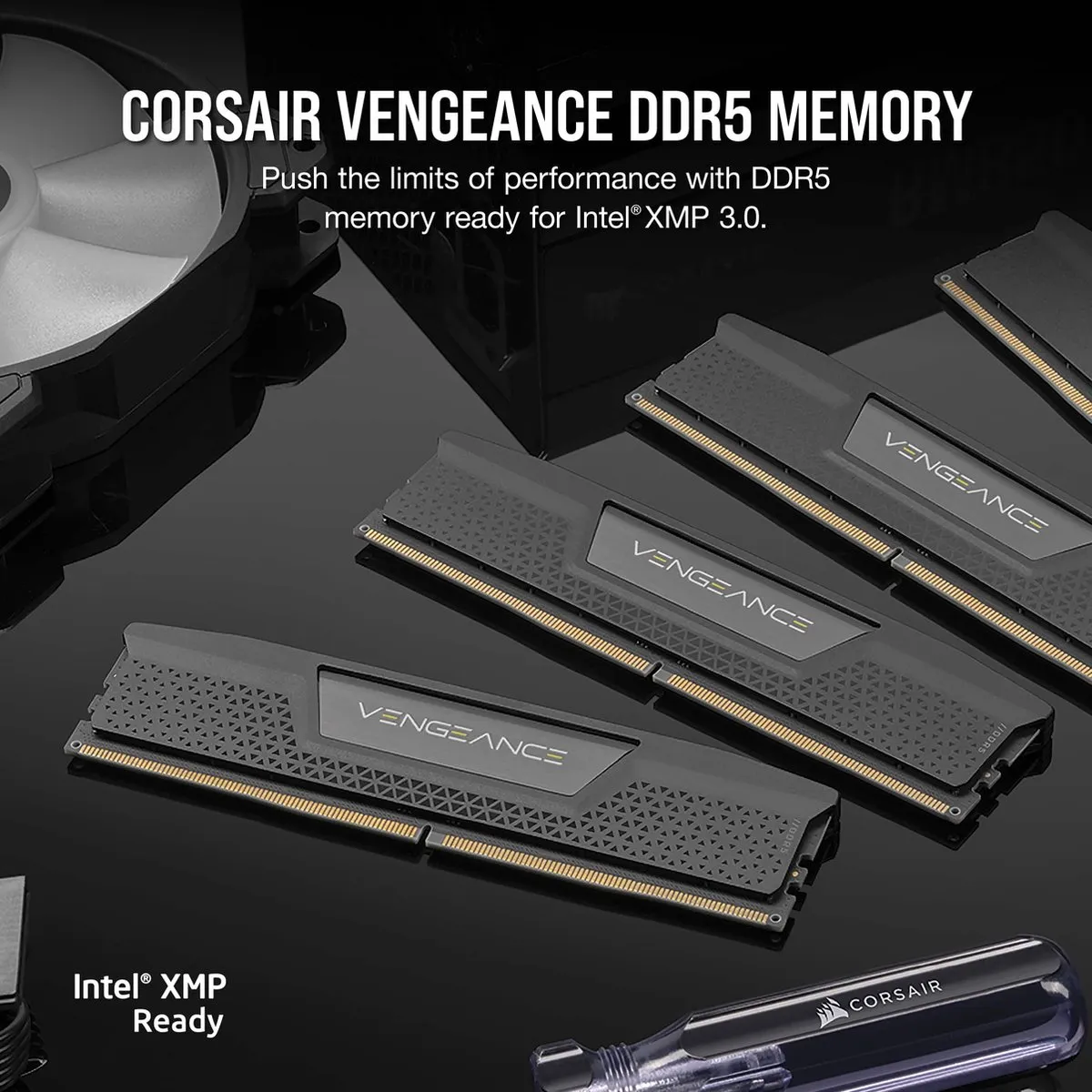Corsair Vengeance CMK32GX5M2E6000Z36 DDR5 RAM - 32GB (2x16GB) - 6000 CL36