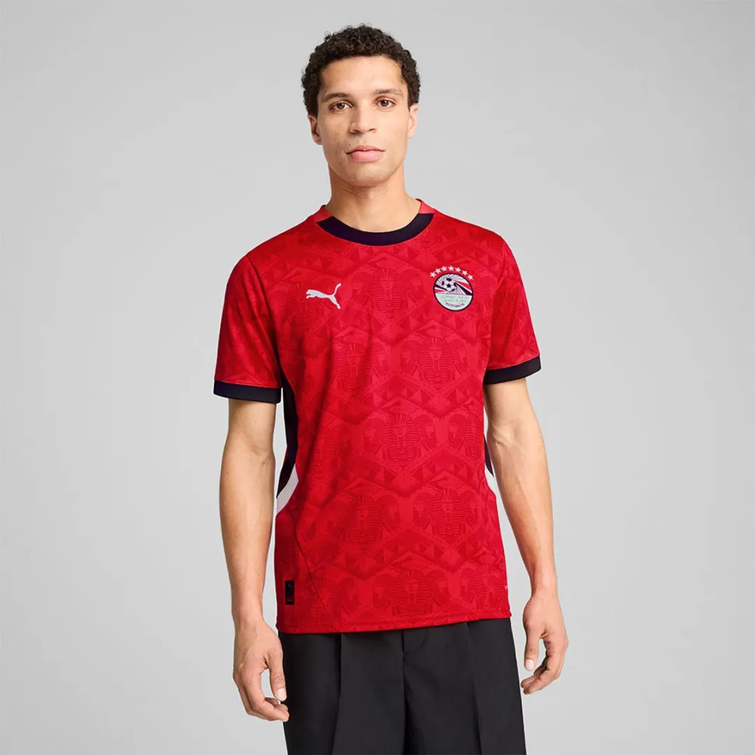 PUMA Efa Egypt Replica 2025 T-shirt - M - Rood/Zwart